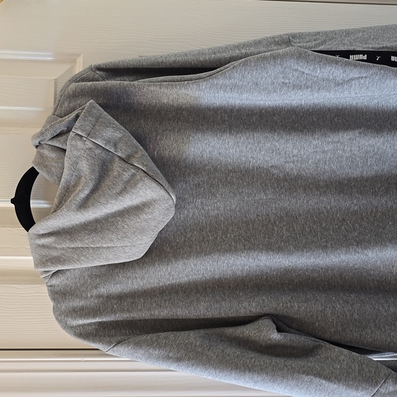 PUMA BRAND SIGNATURE MENS BIG AND TALL GRAY ZIPPERED HOODIE JACKET SIZE XXL - Picture 10 of 13